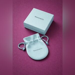 Tiffany & Co Blue Box + Pouch Set Authentic Jewelry Packaging Gift Ready